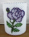 becher rosen violett